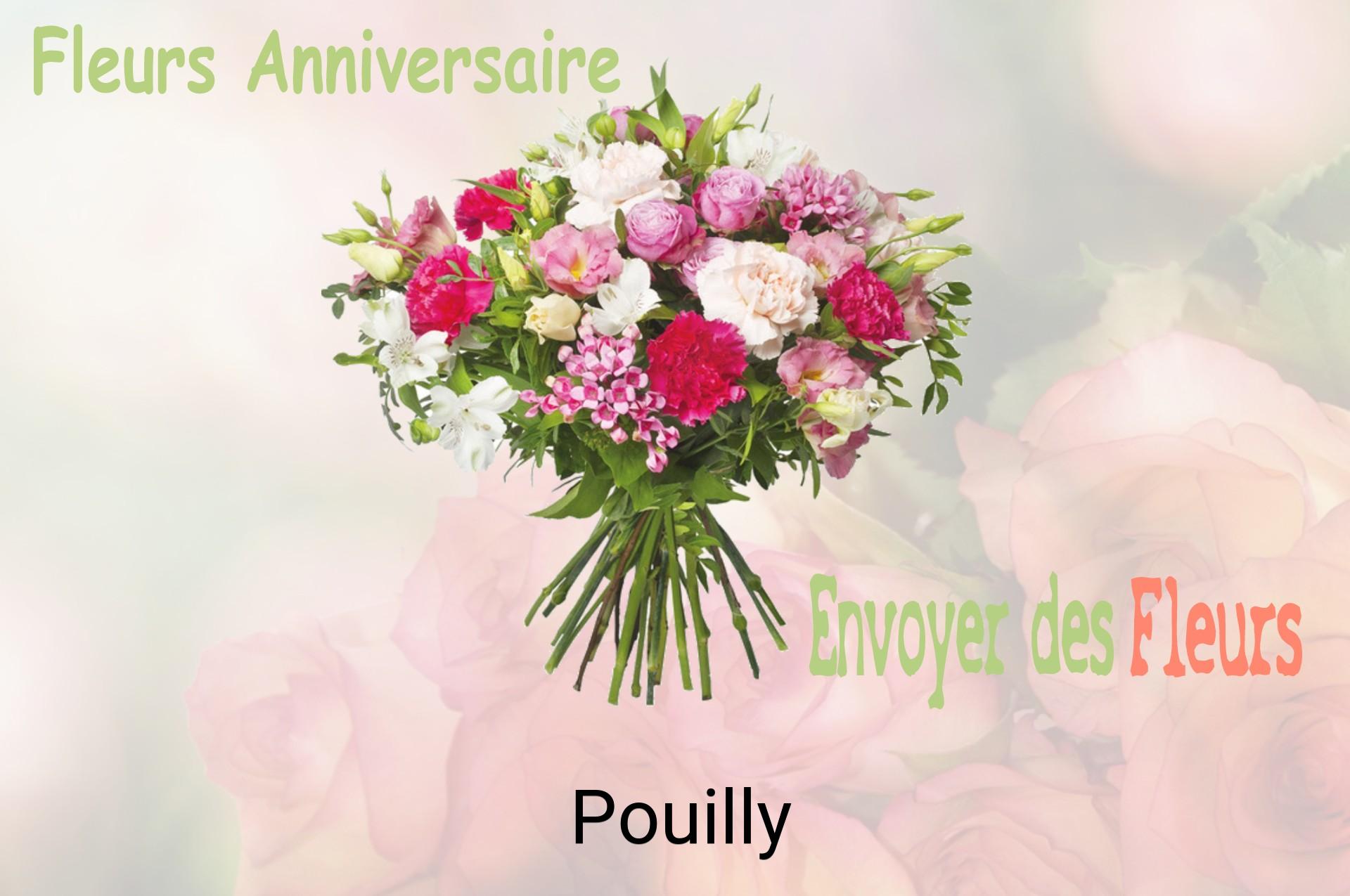 Bouquet de fleurs d’anniversaire livré à Pouilly